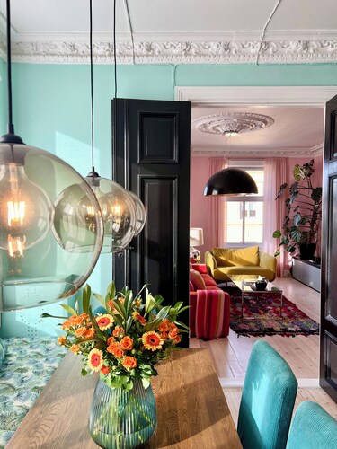 4th floor corner 100 sqm apartment in the heart of Grunnerløkka Oslo.