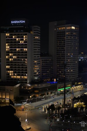 Deluxe Double Room, Non Smoking, River View | In-room safe, desk, laptop workspace, blackout drapes