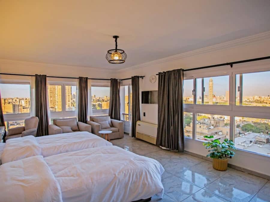 Luxury Double or Twin Room, City View | In-room safe, desk, laptop workspace, blackout curtains
