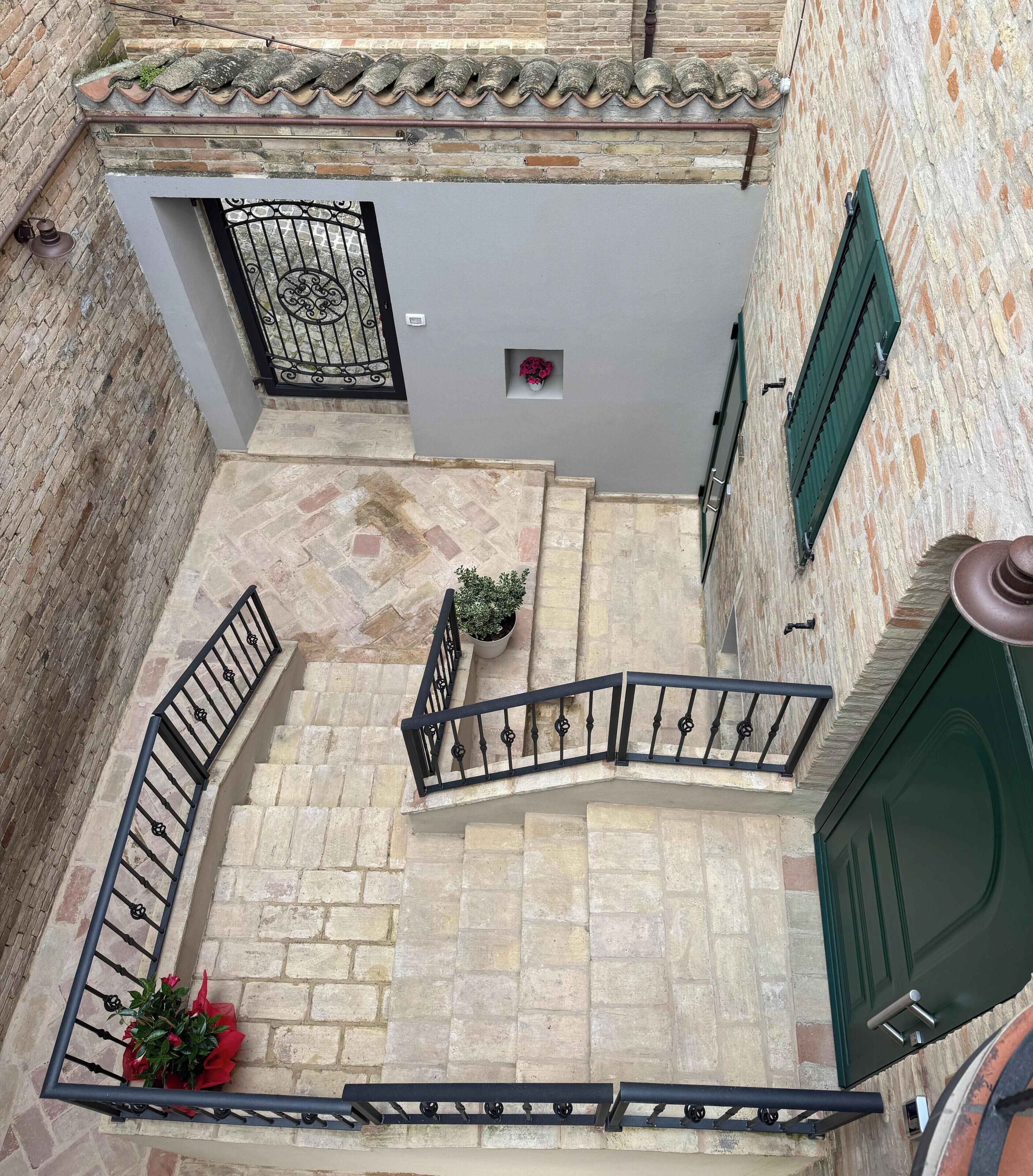 Residenza Deluxe, vista cortile | Terrazza/patio