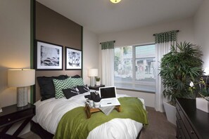 2 bedrooms, iron/ironing board, travel crib, WiFi