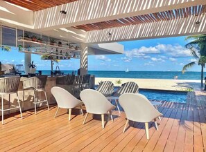 Terrace/patio - Incredible apartment in playa la amada (Q.R.)