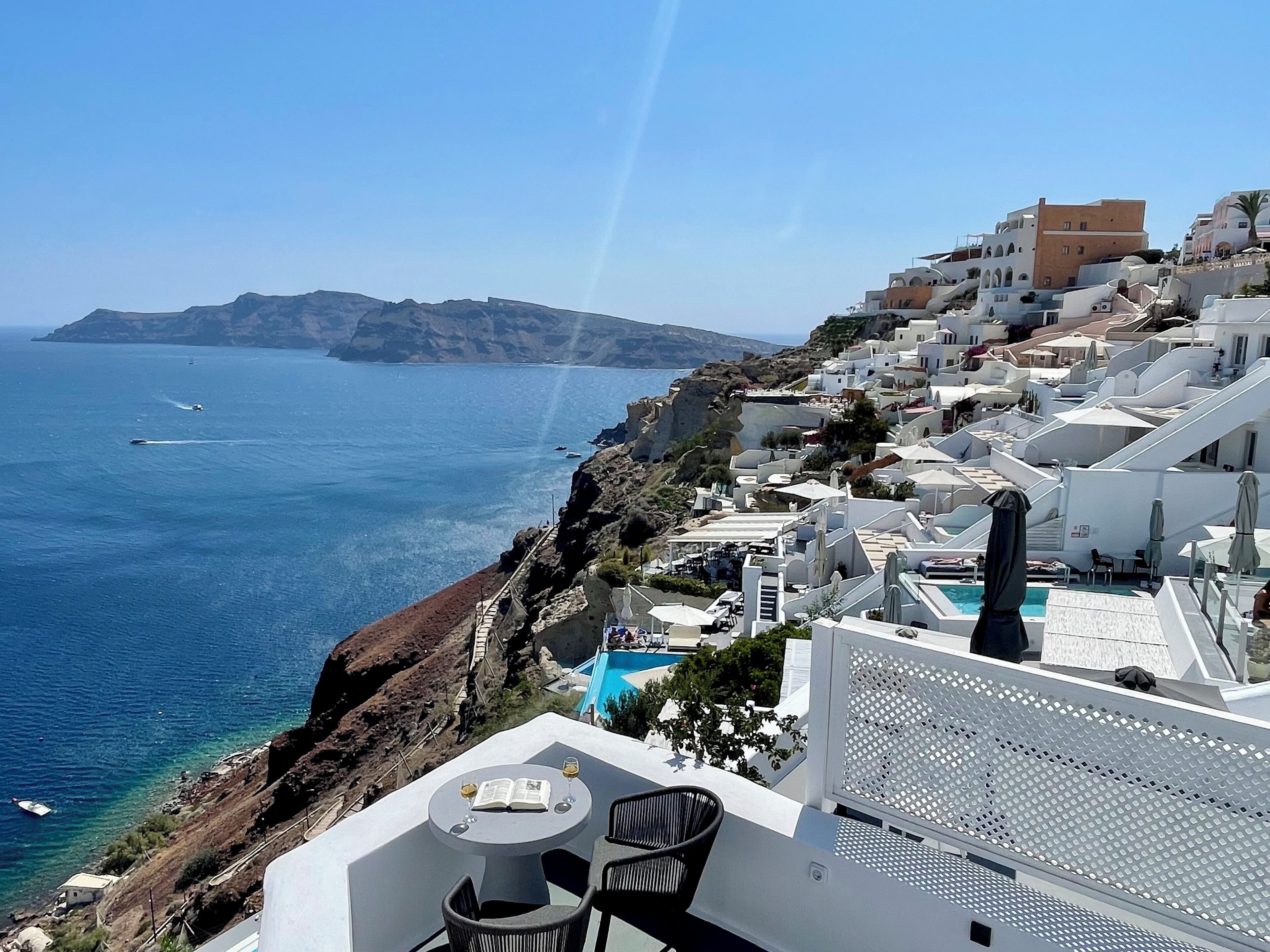 Suíte superluxo, vista para o mar | Terraço/pátio