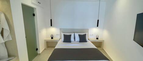 2 soveværelser, premium-sengetøj, senge med madrasser af memory foam