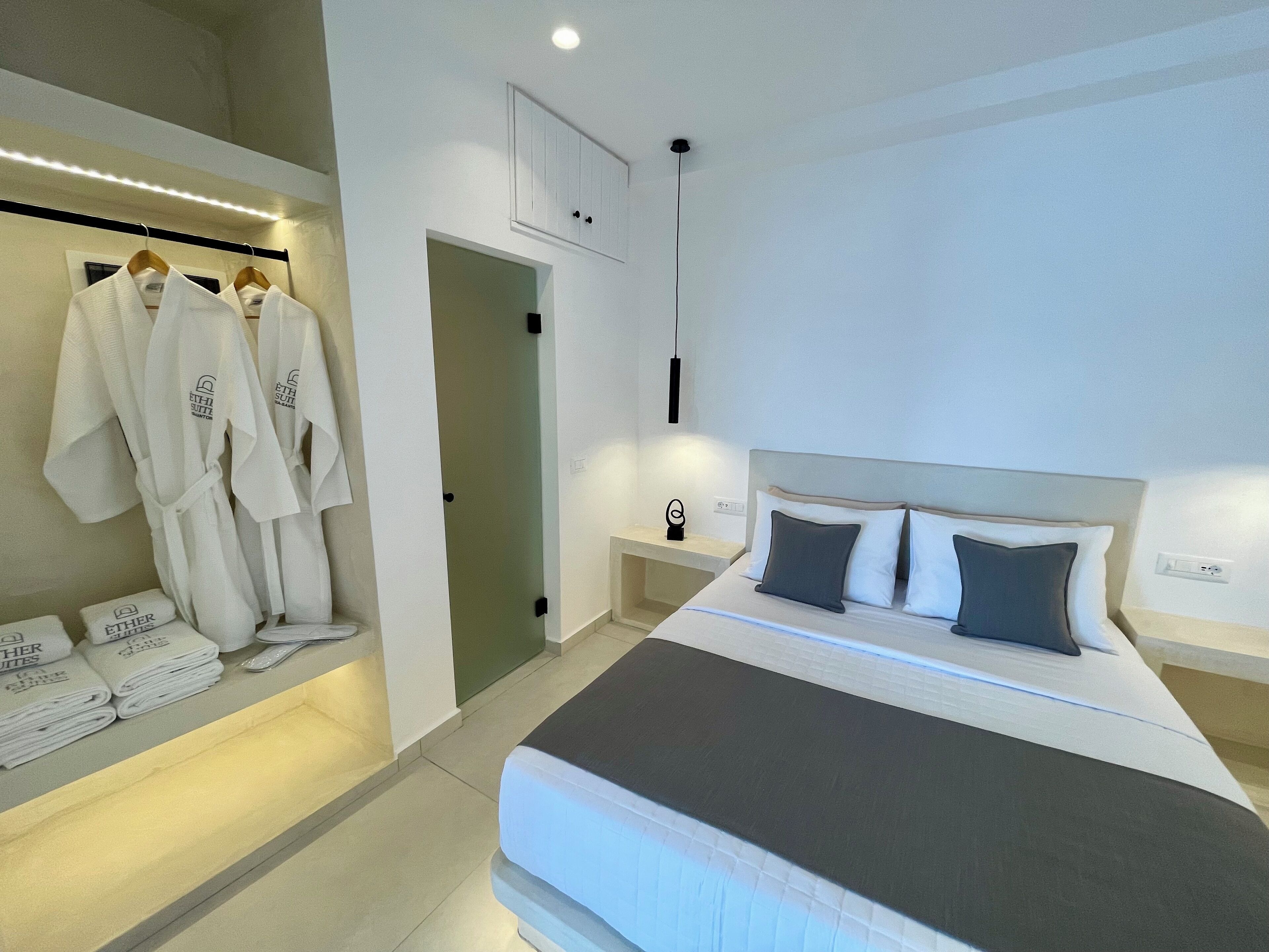 Suite Lune de Miel, 2 chambres, vue mer | 2 chambres, literie de qualité supérieure, matelas mémoire de forme