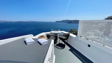 奢華套房, 海景 | 露台/庭院