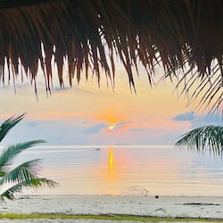 Villa Deluxe, 1 très grand lit et 1 canapé-lit, vue mer, en front de plage | Vue sur la plage/l’océan