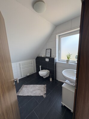 Haartrockner, Toilettenpapier