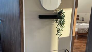 2 bedrooms, travel crib, WiFi, bed sheets