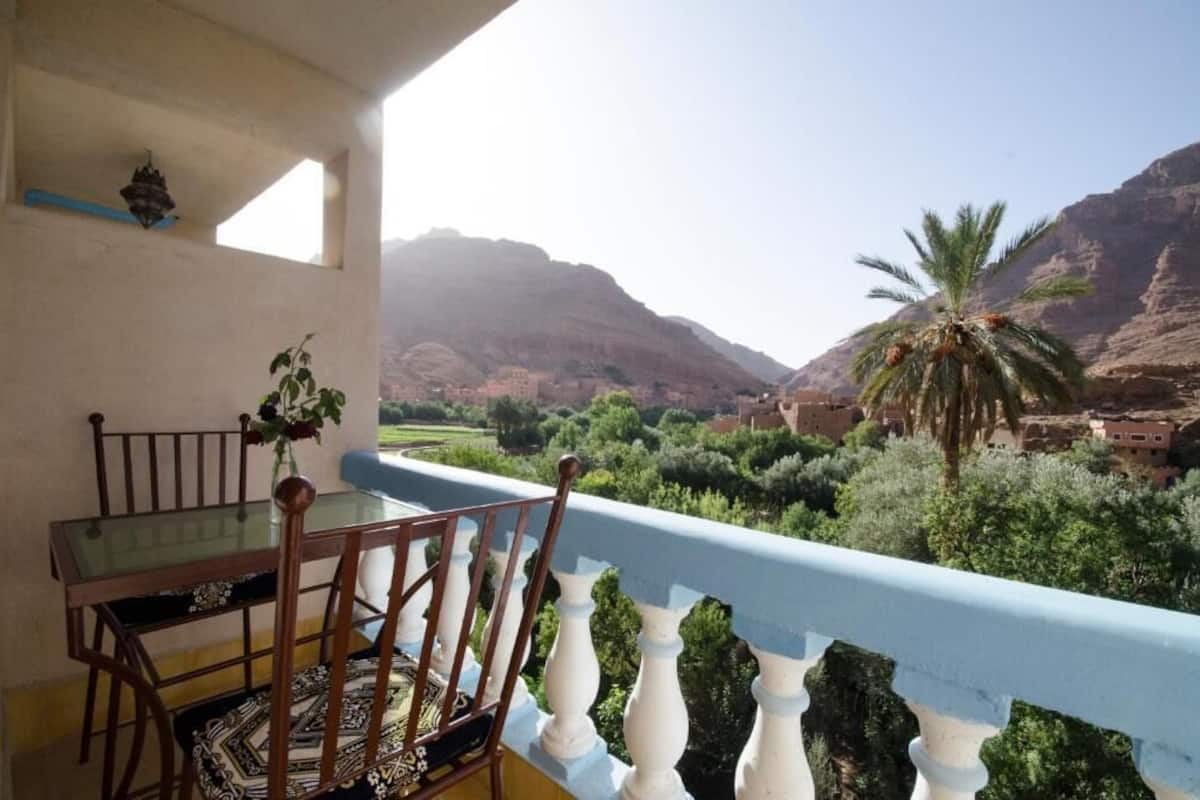 Habitación doble, vista al jardín | Vista del balcón
