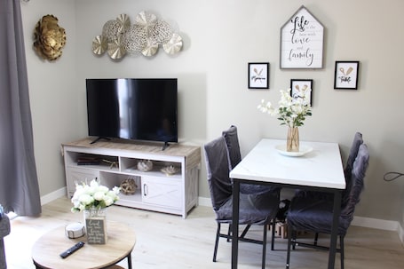 Dining. Brand new 2-bedroom in charming Santa Maria with WiFi, AC