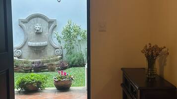 Tweepersoonskamer, uitzicht op tuin | Gratis wifi