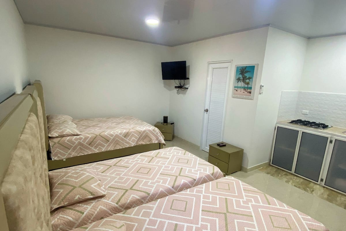 Comfort-Vierbettzimmer, Blick auf den Innenhof