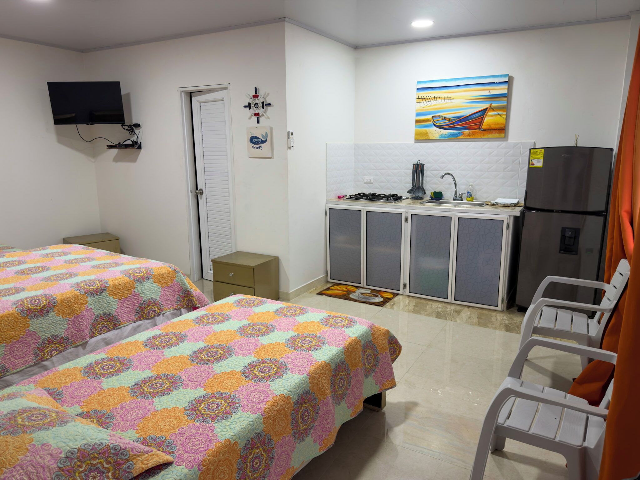 Comfort Quadruple Room, Courtyard View