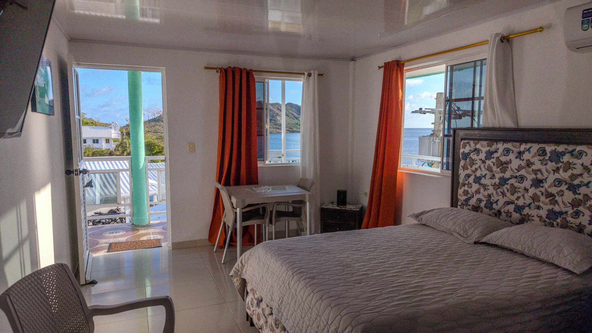 Superior Quadruple Room, 2 Double Beds, Ocean View