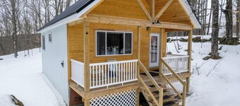 Awesome Sebec lake Cabins