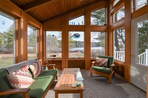 Living area - Lakeside Home with 450 feet of Private waterfront on Thompson Lake (Otisfield)