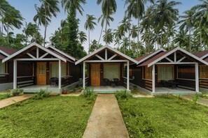 Casa de campo Premium, balcón, vistas parciales al mar | 1 dormitorio, caja fuerte, escritorio