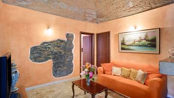 Televisie en een open haard