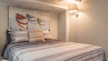 1 dormitorio, tabla de planchar con plancha, cuna de viaje y wifi