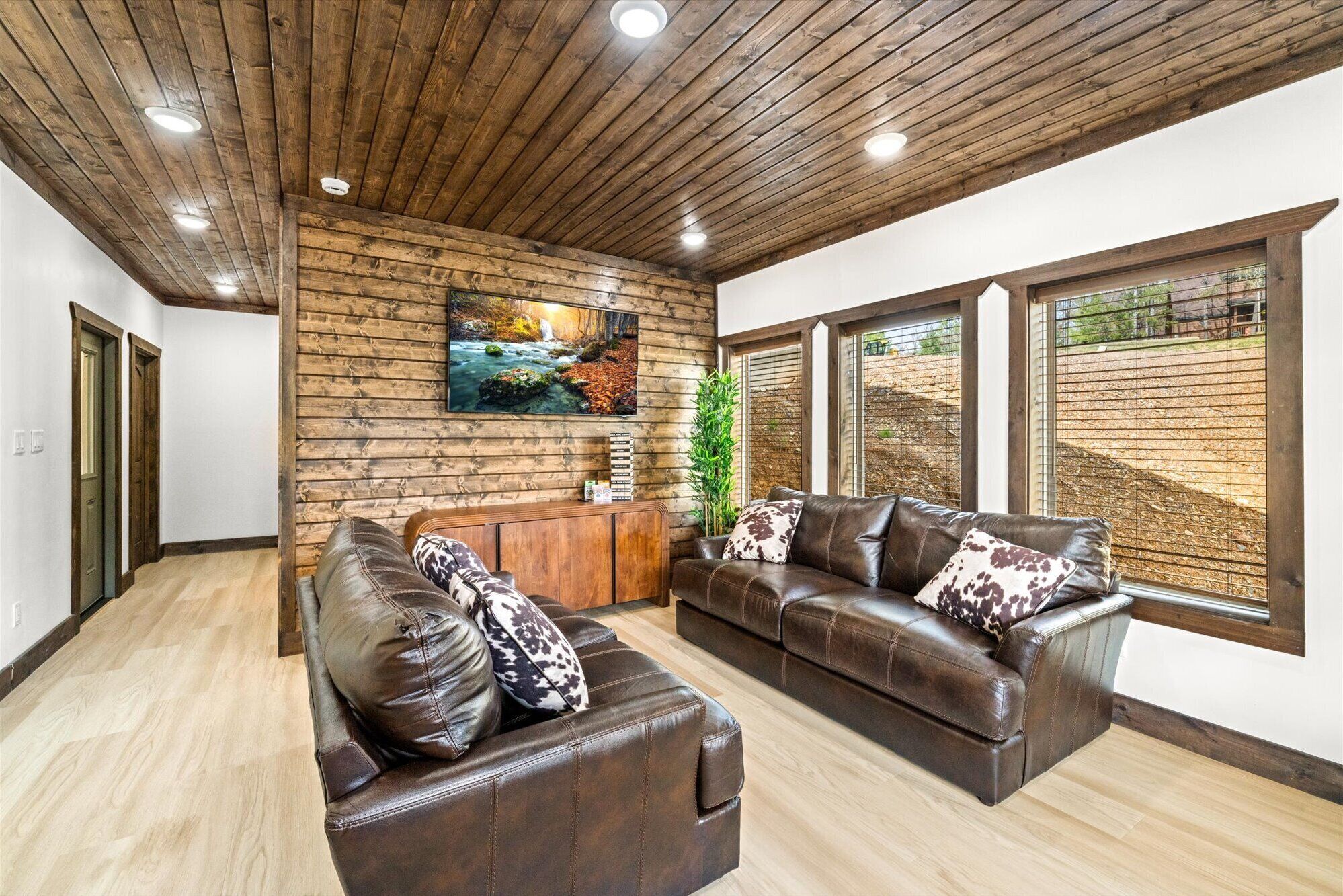 Smart-TV, Kamin, Videospiele, Bücher