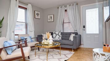 Smart TV, books, music library, printers