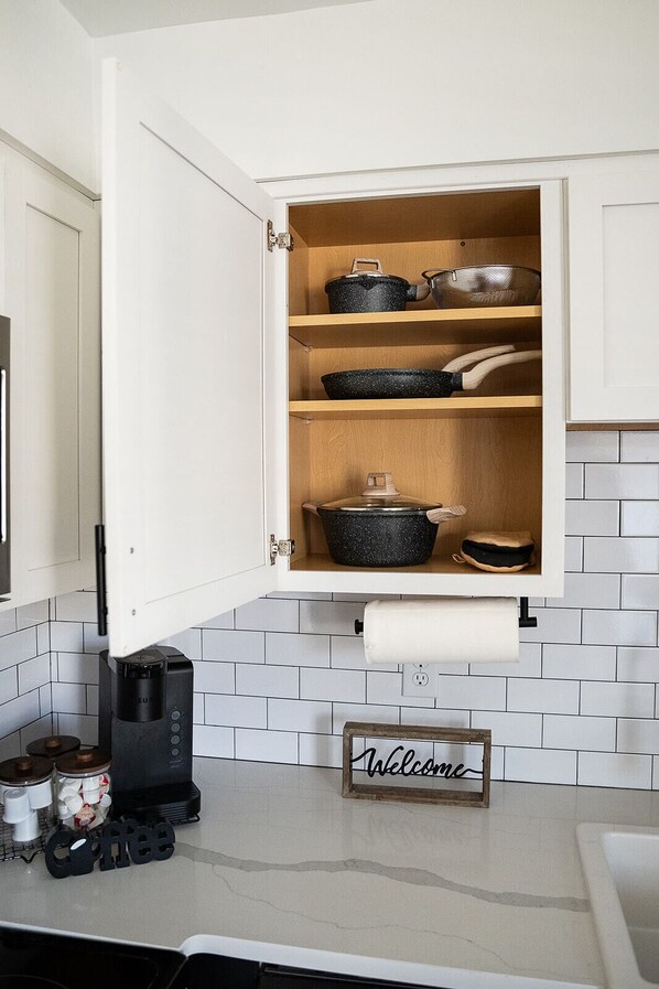 Microwave, oven, stovetop