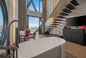 Duplex River Front Signature | Living area | 43-inch TV with premium channels