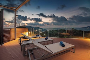 Terrasse sur le toit
