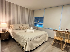 1 bedroom, iron/ironing board, WiFi, bed sheets - M&C DASR418 (Santiago)
