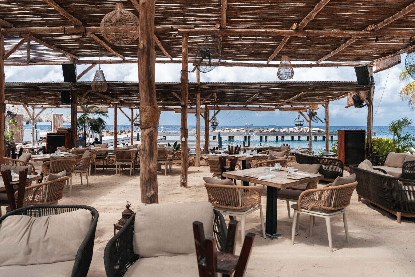 Trendy Mood Beach Club is just a 2 minute walk away for dining and evening entertainment.