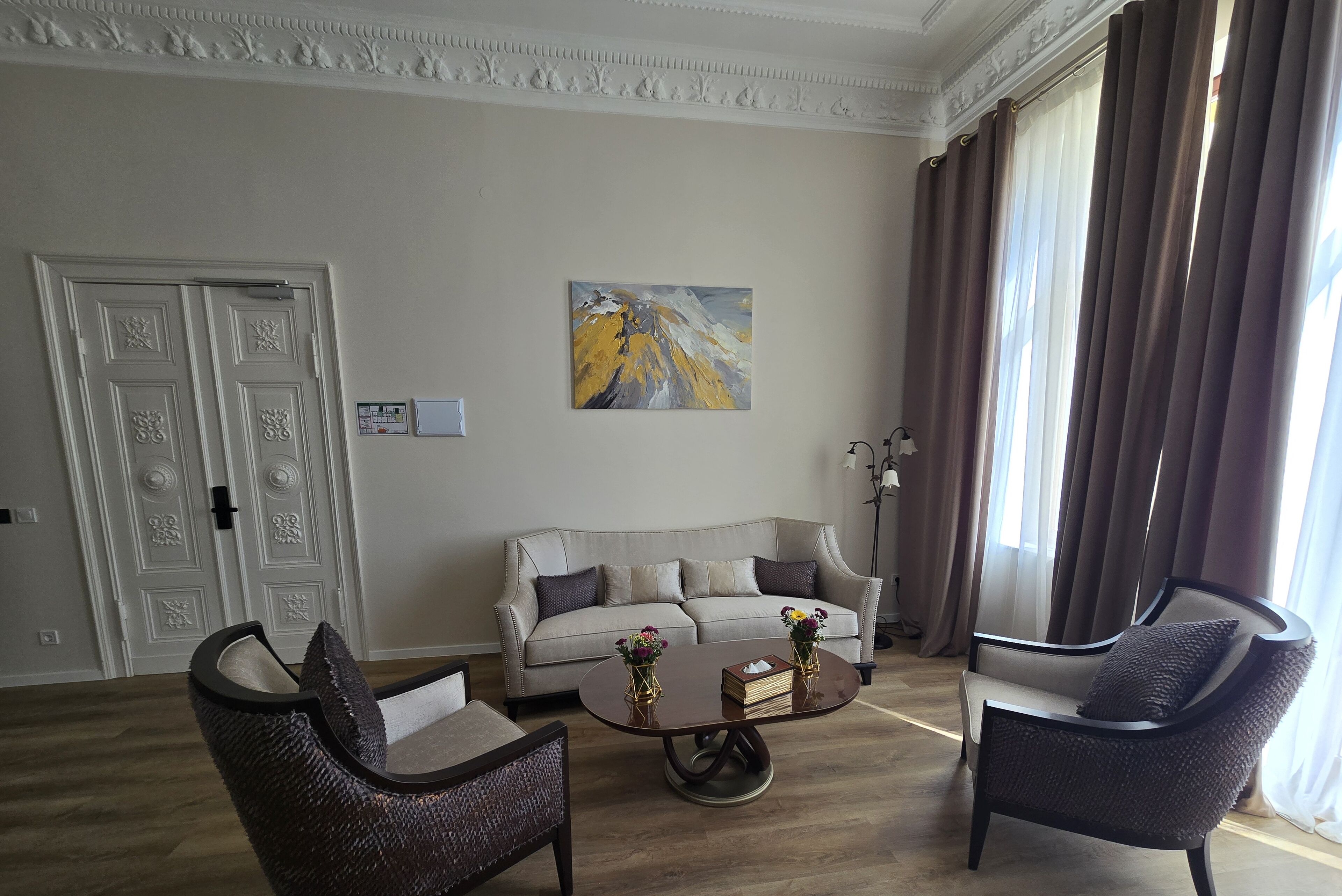 Presidential-Suite, Balkon, Stadtblick | Schreibtisch, kostenloses WLAN
