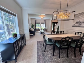 Dining - Swim Spa + Hot Tub, Private backyard, 6 Bedrooms (Beaverton)