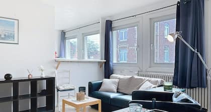 Bright apartment for 4 people 5 minutes from the center of Lille