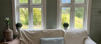 Original fjord house in its own beautiful fjord arm of the Sognefjord