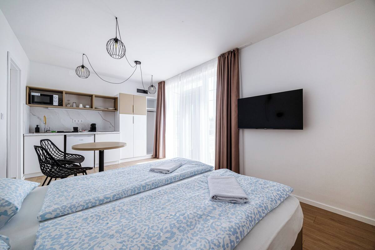 Studio, patio | 1 slaapkamer, gratis wifi