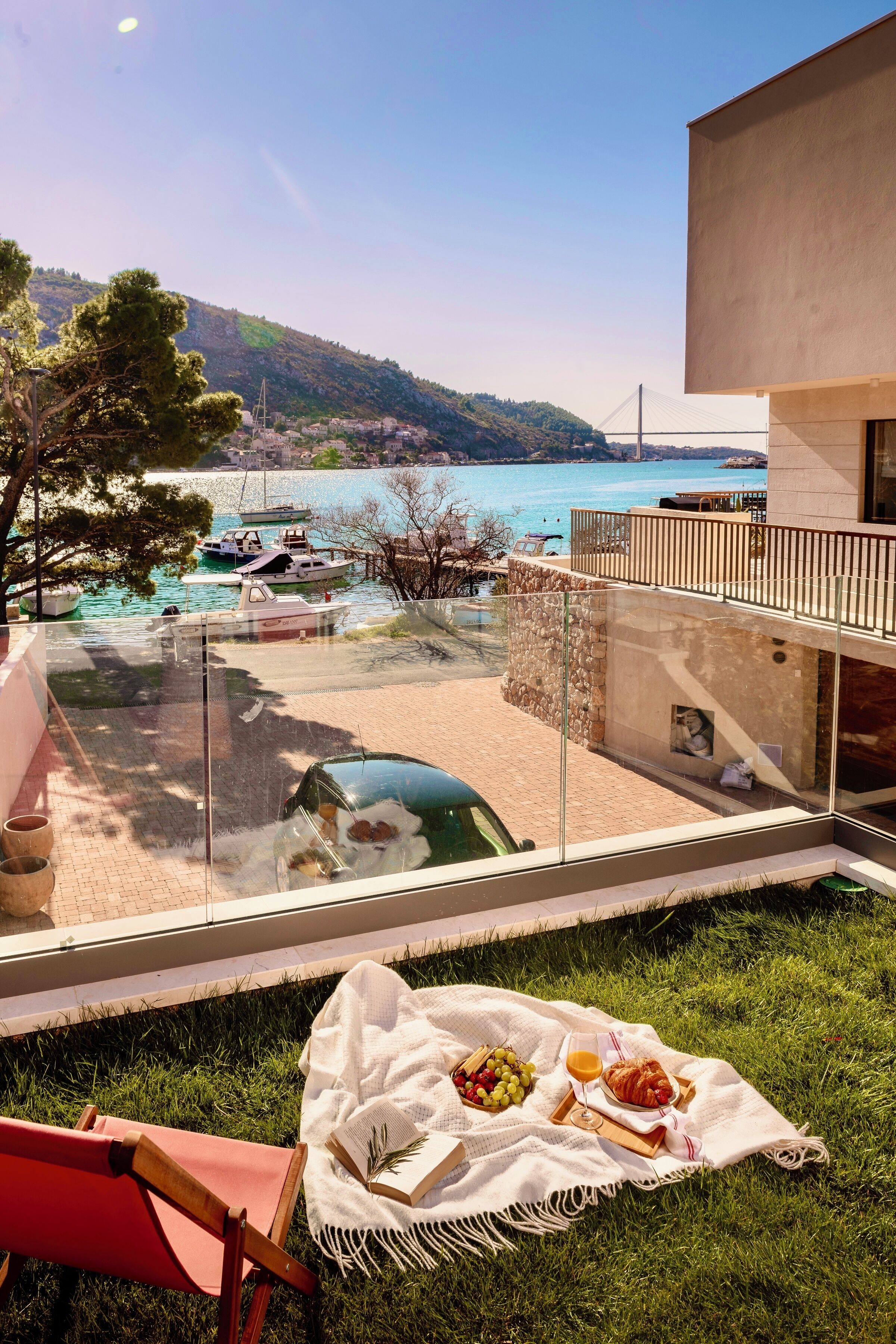 Villa exclusive, 5 chambres, piscine privée, vue sur la mer | Terrasse/patio