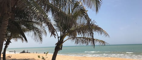Sulla spiaggia, lettini da mare