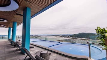 Piscine couverte, piscine extérieure