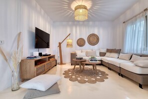 Tv och en stereo
