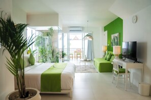 华丽套房, 1 间卧室 | 埃及棉床单、高档床上用品、迷你吧、客房内保险箱