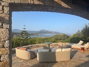Terrace/patio - Marine de Davia - Corbara - sea view and access 100 m away - Swimming pool (Corbara)
