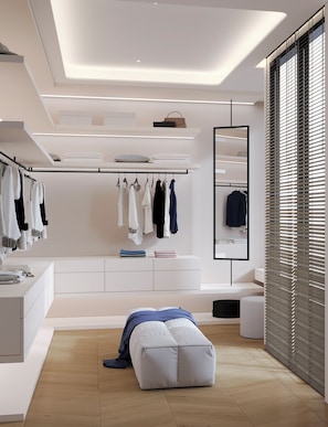 7 chambres, coffres-forts dans les chambres