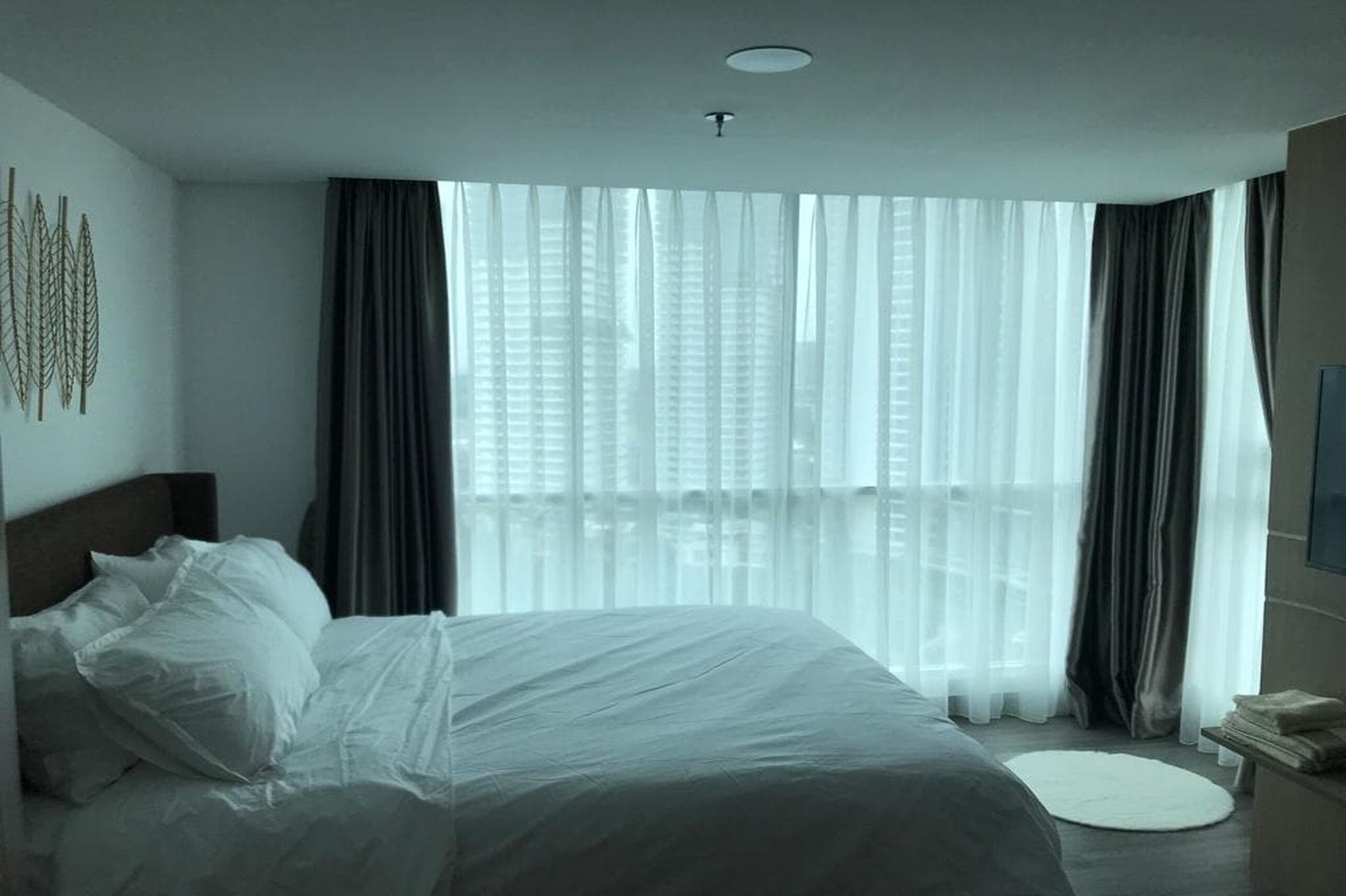 Apartamento premium, 2 quartos, sacada, vista para a cidade | Frigobar, escrivaninha, espaço de trabalho para notebook