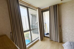 Deluxe Apartment, 1 Bedroom, Balcony, City View | View from room