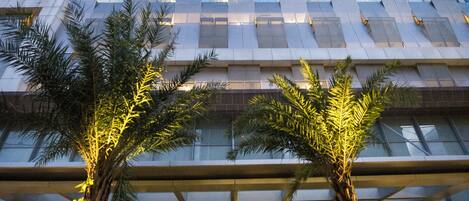 Façana frontal de l'allotjament