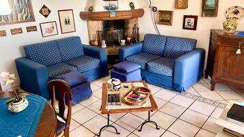 Smart TV, chimenea, videojuegos y libros
