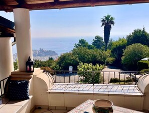 Terrace/patio - Aeolian Villa - Apartment with terrace (Lipari)