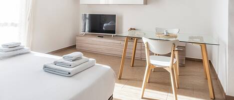 Wifi gratis y ropa de cama