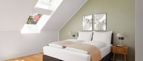 Suite | Individually decorated, individually furnished, desk, laptop workspace